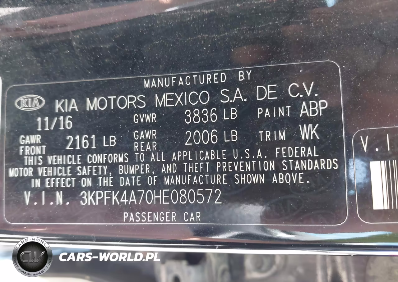 2017 Kia Forte Lx VIN:3KPFK4A70HE080572 - 9