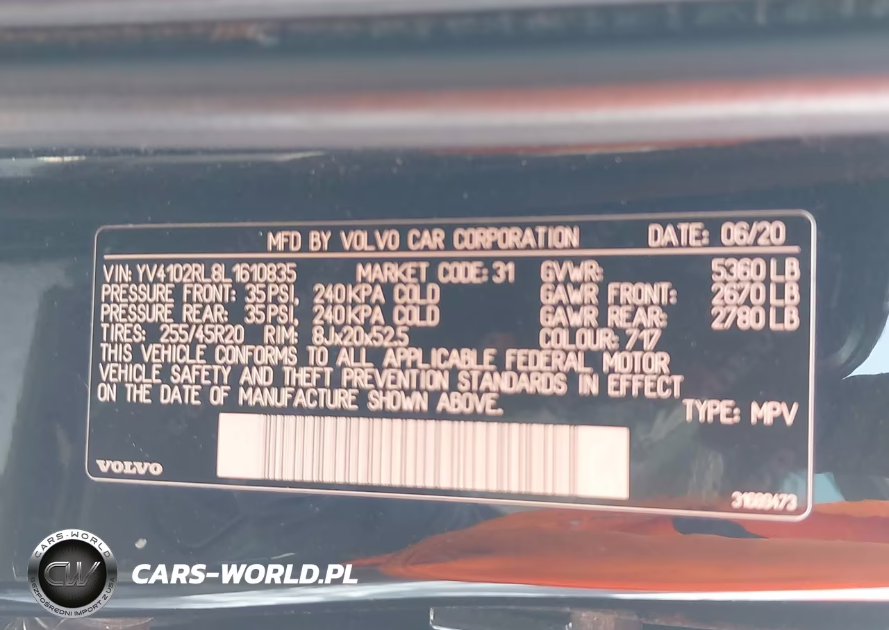 2020 Volvo Xc60 T5 Inscription VIN:YV4102RL8L1610835 - 9
