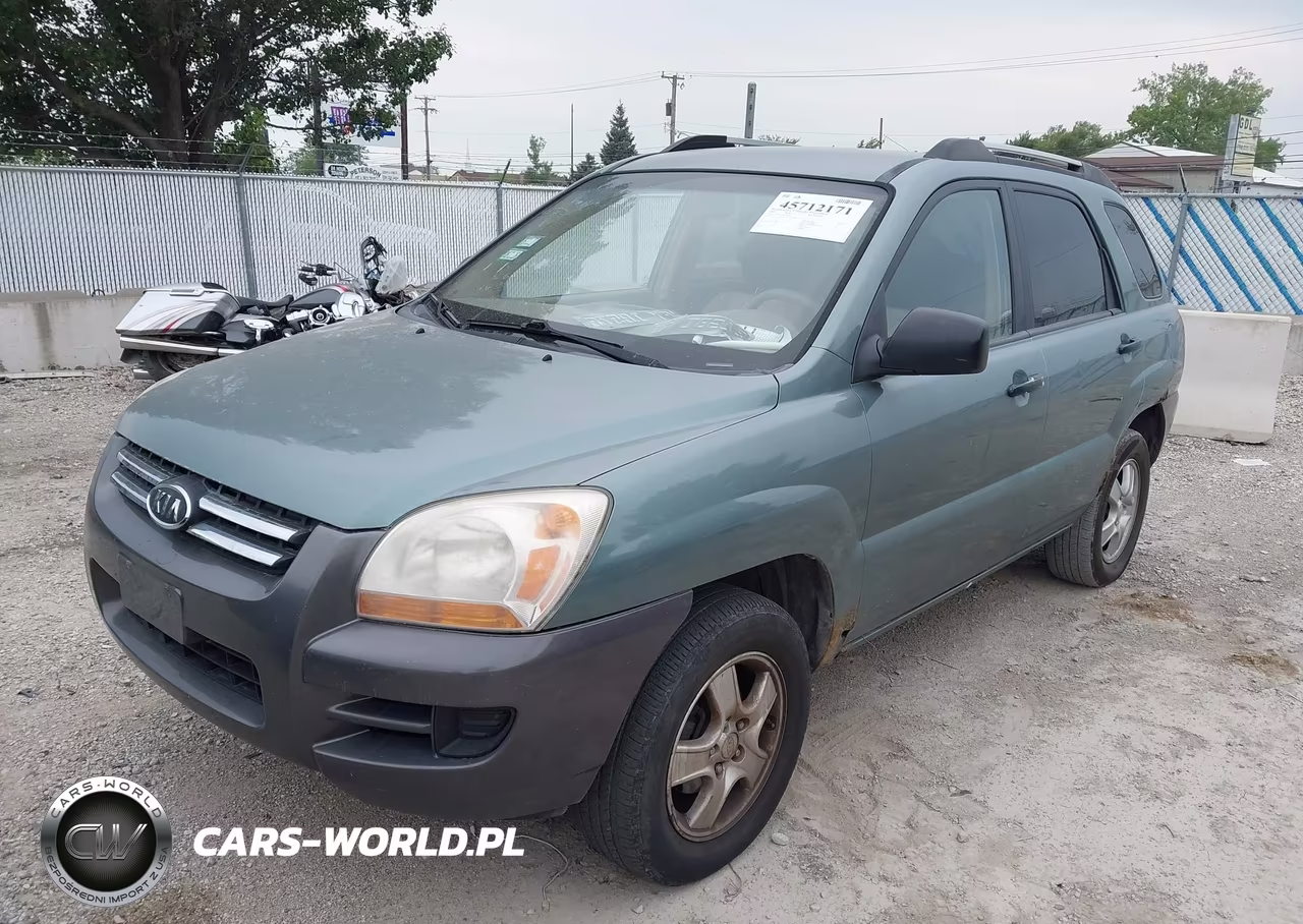 2008 Kia Sportage Lx VIN:KNDJF724387455701 - 2