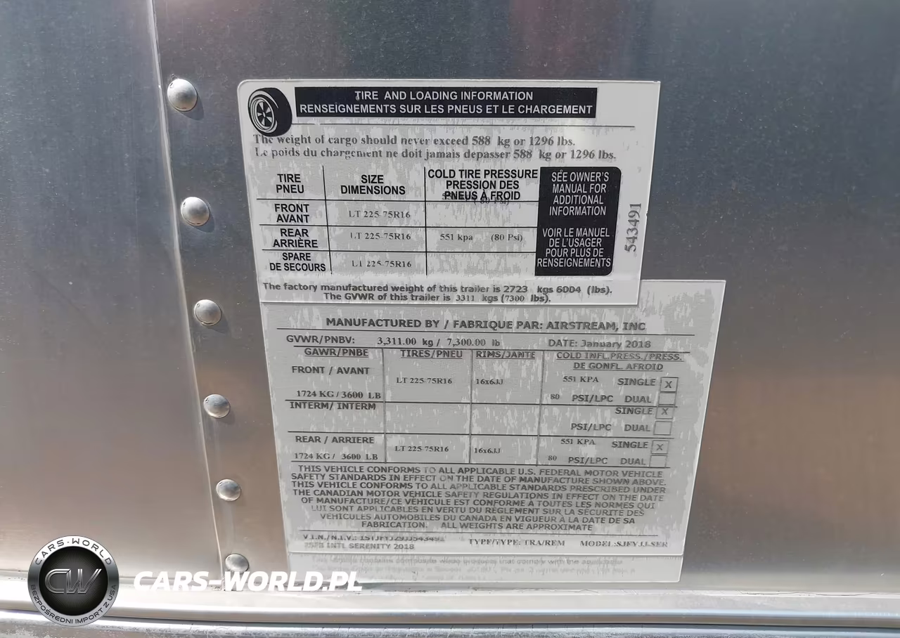 2018 Airstream Other VIN:1STJFYJ29JJ543491 - 9