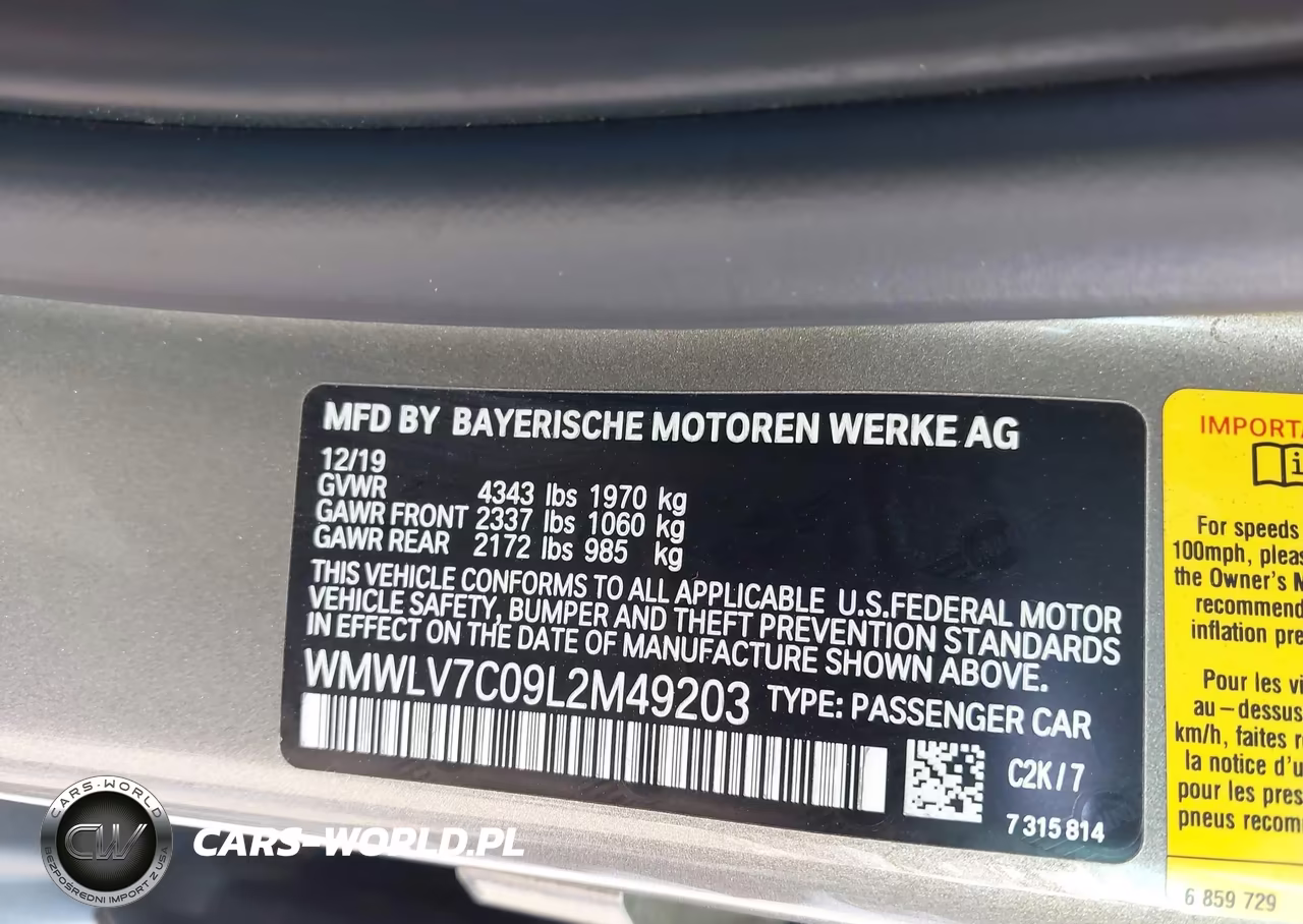 2020 Mini Clubman Cooper S VIN:WMWLV7C09L2M49203 - 9
