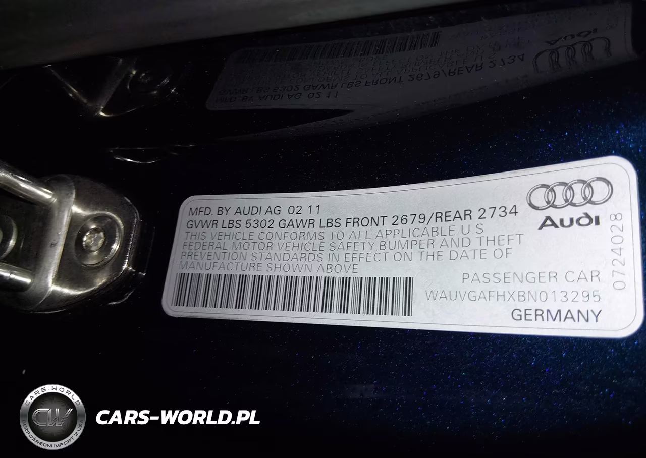 2011 Audi S5 3.0 Premium Plus VIN:WAUVGAFHXBN013295 - 9