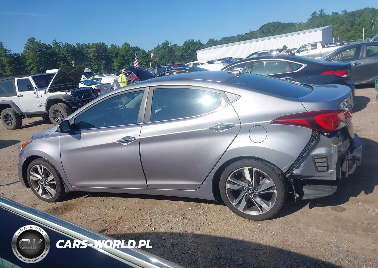 2014 Hyundai Elantra Limited VIN:KMHDH4AE6EU105889 - 15