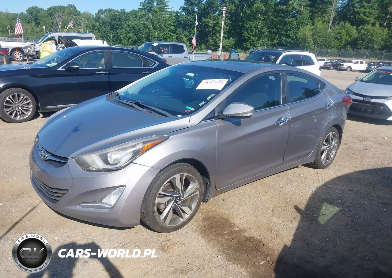2014 Hyundai Elantra Limited VIN:KMHDH4AE6EU105889 - 2