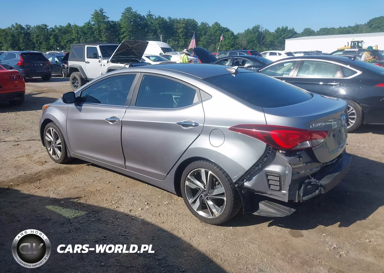 2014 Hyundai Elantra Limited VIN:KMHDH4AE6EU105889 - 3