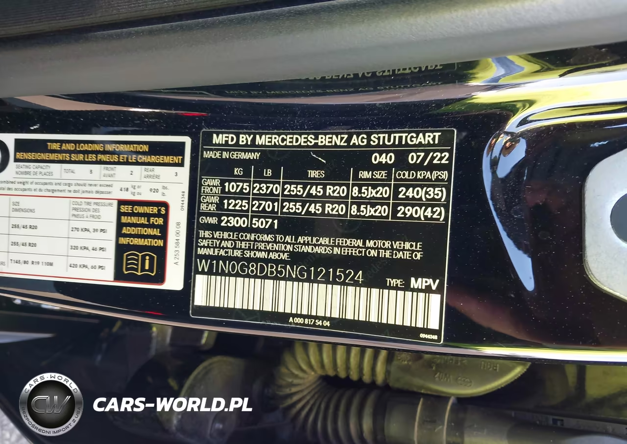 2022 Mercedes-Benz Glc 300 Suv VIN:W1N0G8DB5NG121524 - 9