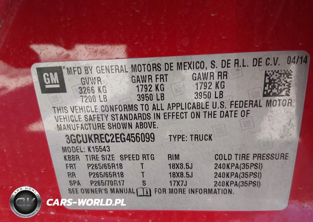 2014 Chevrolet Silverado 1500 Lt VIN:3GCUKREC2EG456099 - 9