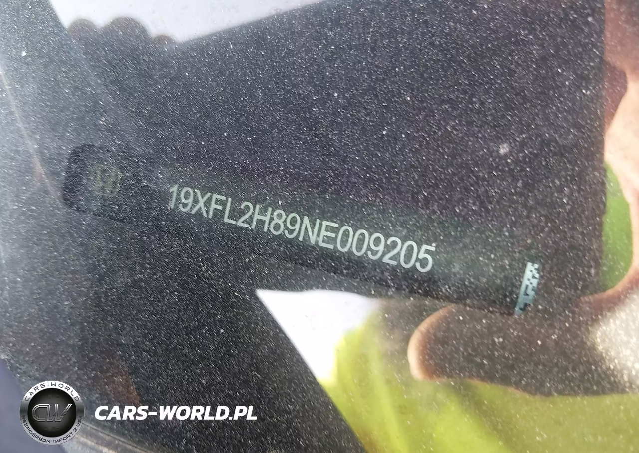 2022 Honda Civic Sport VIN:19XFL2H89NE009205 - 17