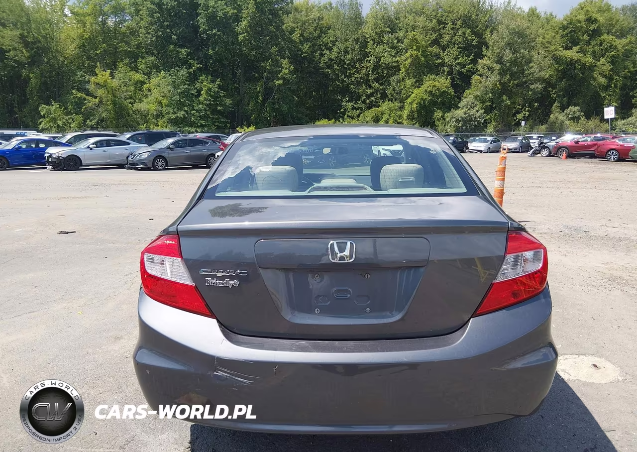 2012 Honda Civic Lx VIN:2HGFB2F57CH332148 - 16