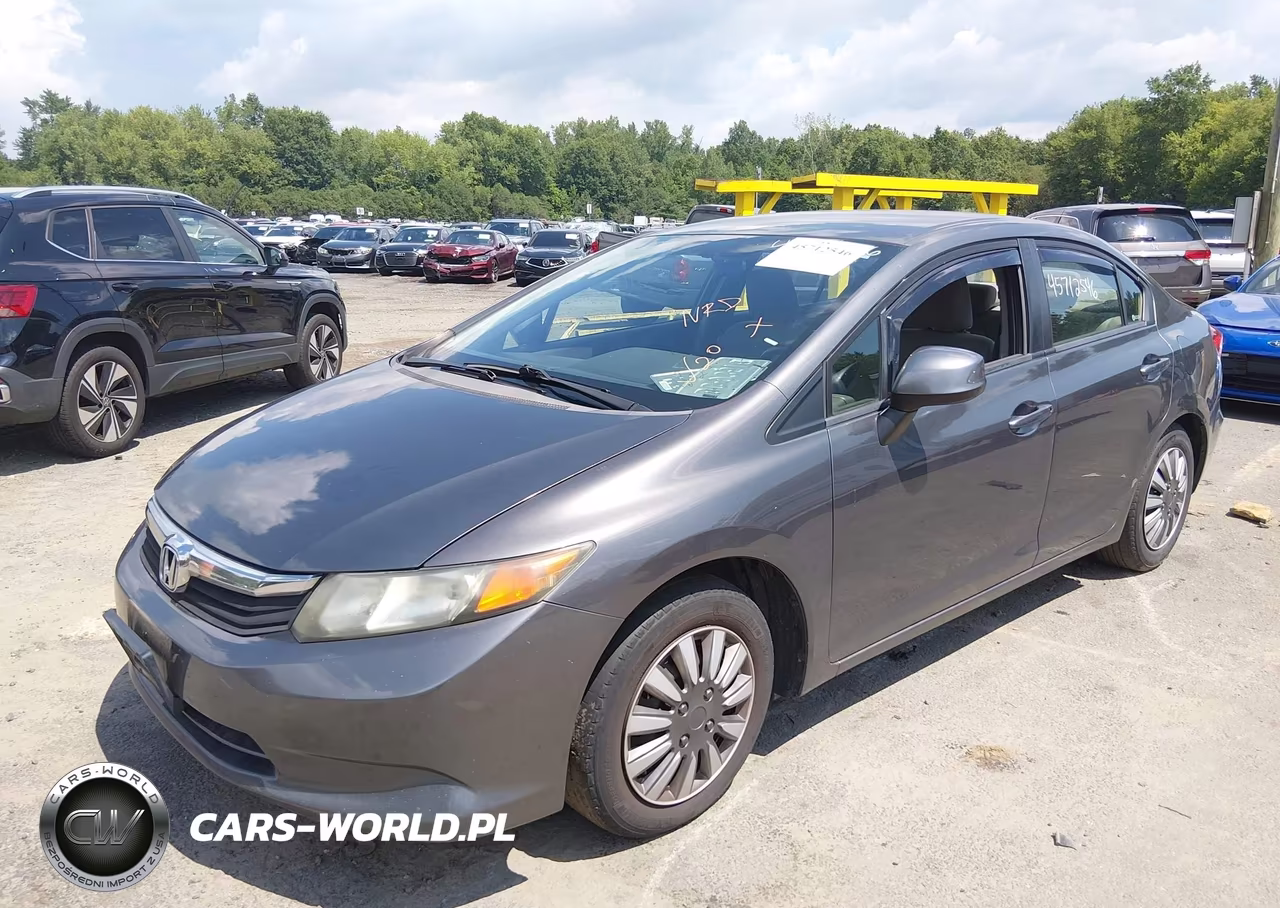 2012 Honda Civic Lx VIN:2HGFB2F57CH332148 - 2
