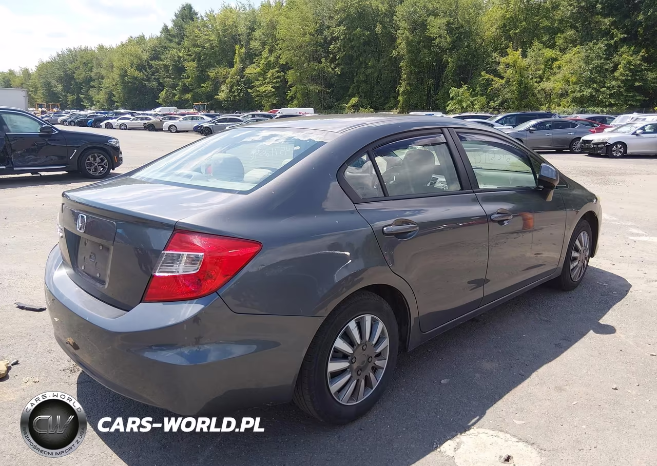 2012 Honda Civic Lx VIN:2HGFB2F57CH332148 - 4