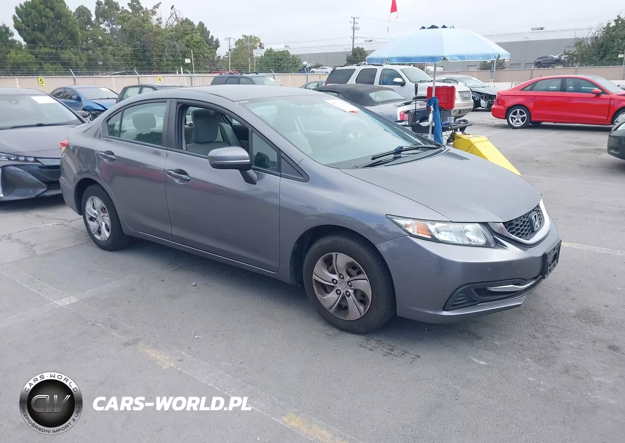 2015 Honda Civic Lx VIN:19XFB2F54FE079806 - 1