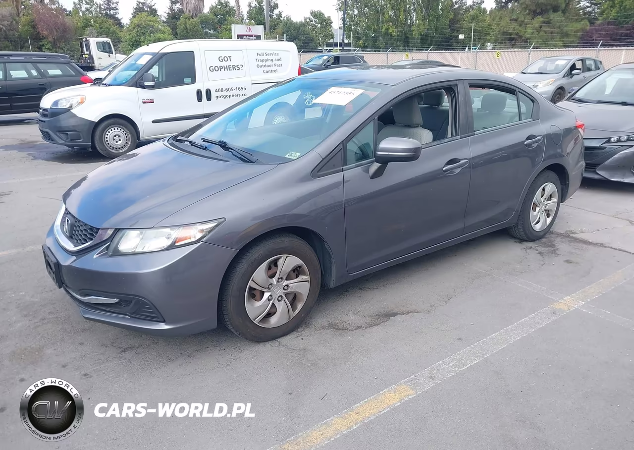 2015 Honda Civic Lx VIN:19XFB2F54FE079806 - 2