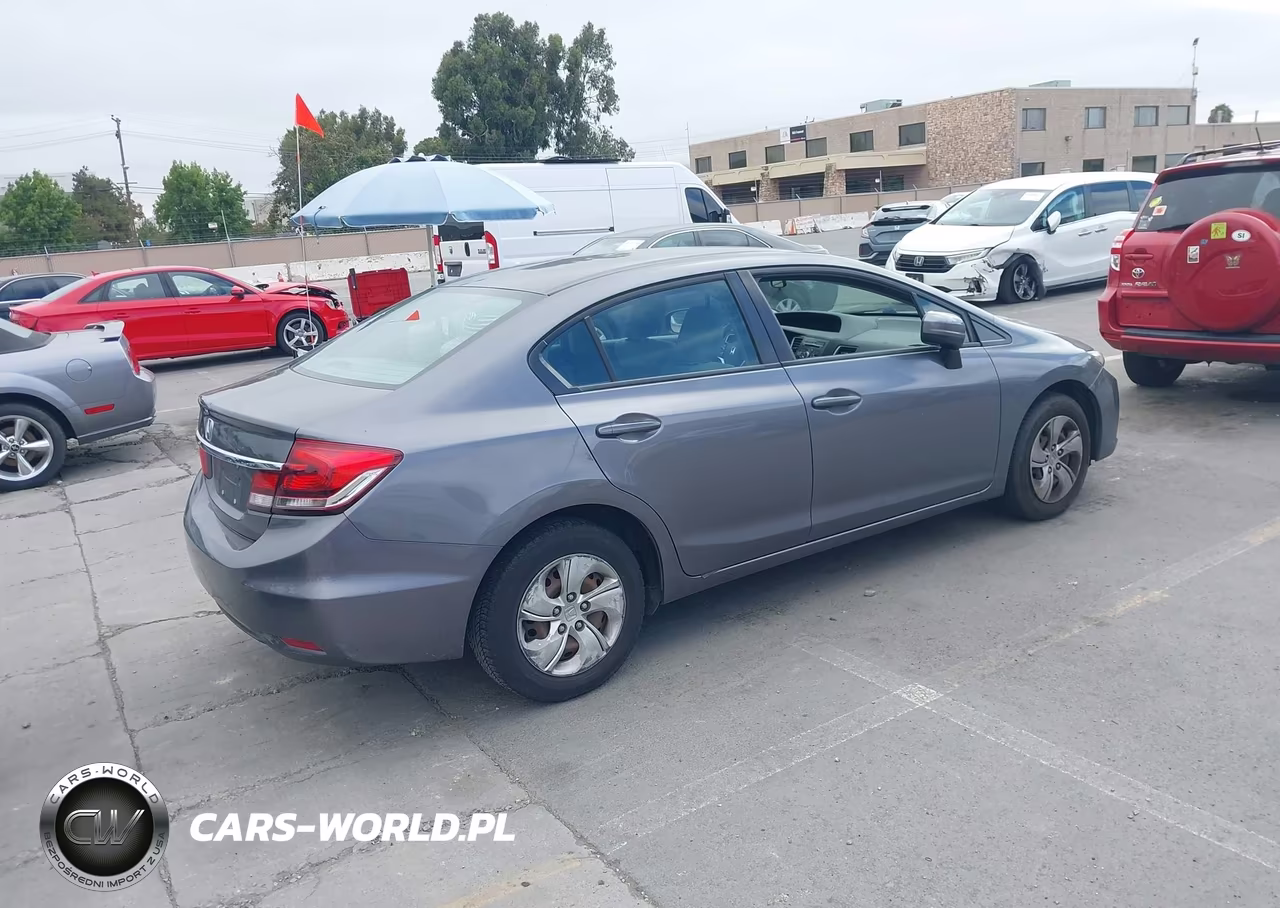 2015 Honda Civic Lx VIN:19XFB2F54FE079806 - 4