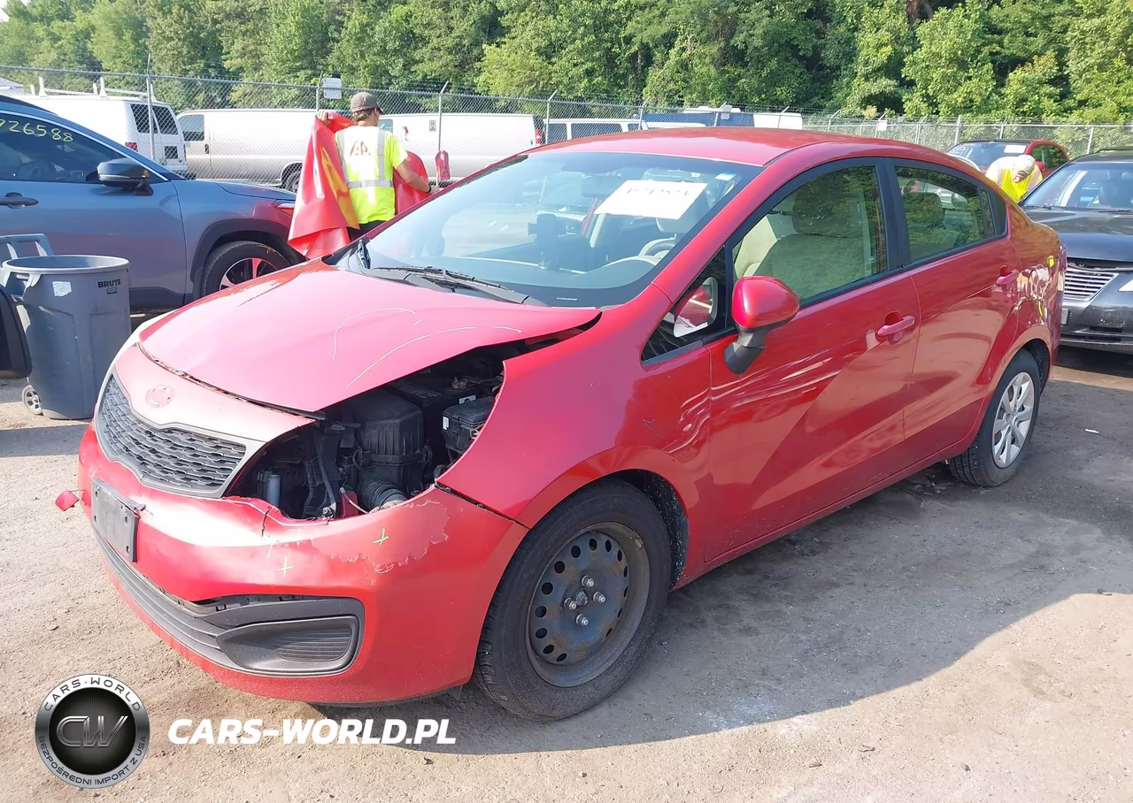 2013 Kia Rio Lx VIN:KNADM4A38D6277999 - 2