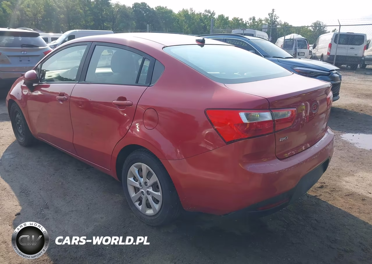 2013 Kia Rio Lx VIN:KNADM4A38D6277999 - 3