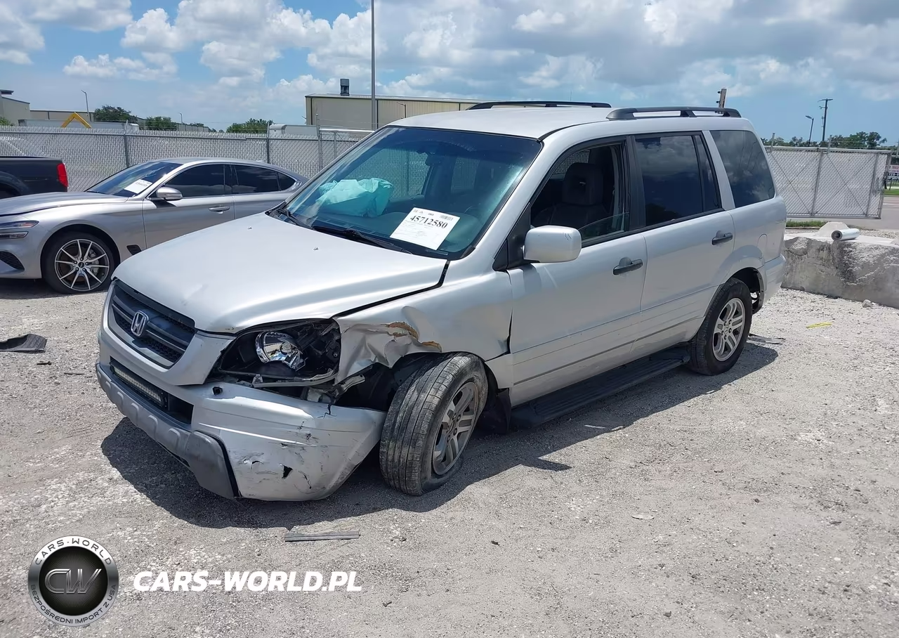 2003 Honda Pilot Ex-L VIN:2HKYF18553H515624 - 2