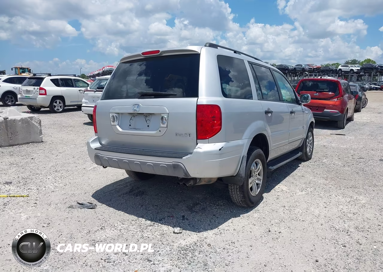 2003 Honda Pilot Ex-L VIN:2HKYF18553H515624 - 4