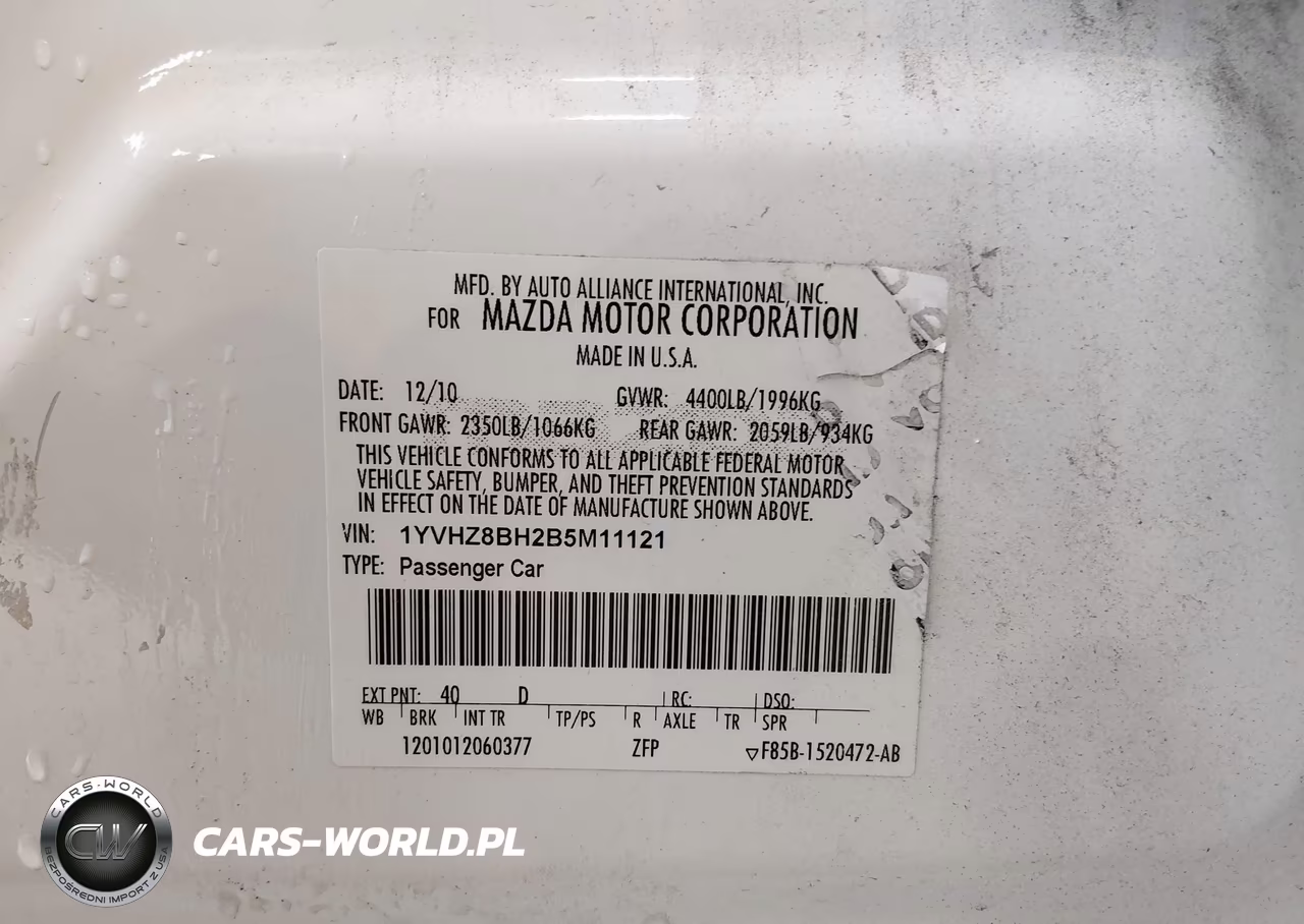 2011 Mazda Mazda6 I Sport VIN:1YVHZ8BH2B5M11121 - 9