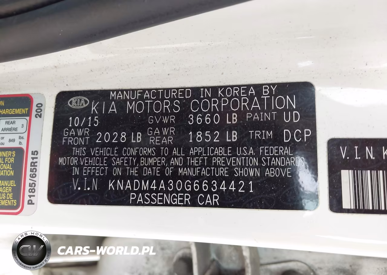 2016 Kia Rio Lx VIN:KNADM4A30G6634421 - 9