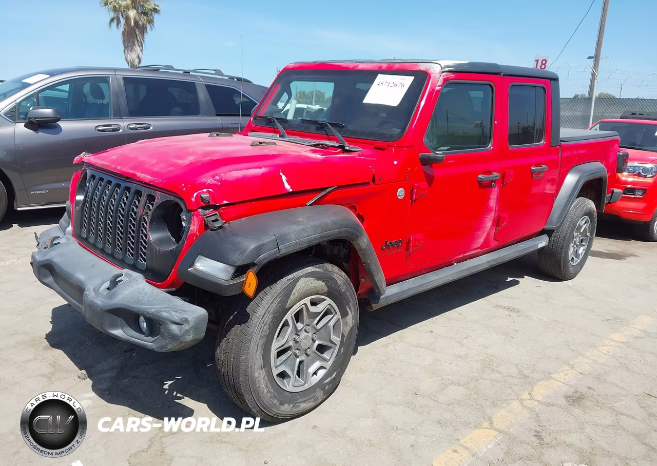 2020 Jeep Gladiator Sport VIN:1C6HJTAGXLL108407 - 2