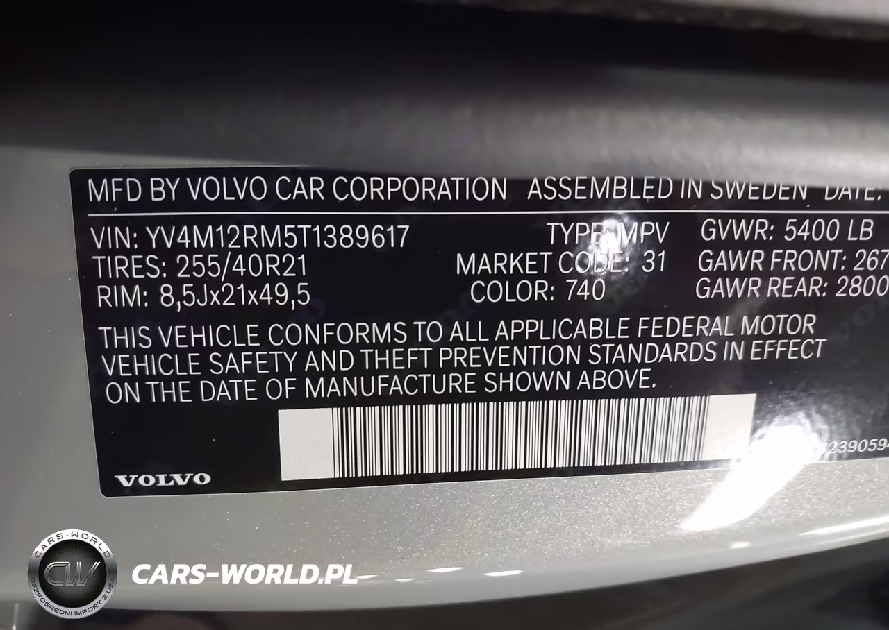 2026 Volvo Xc60 B5 Ultra VIN:YV4M12RM5T1389617 - 9