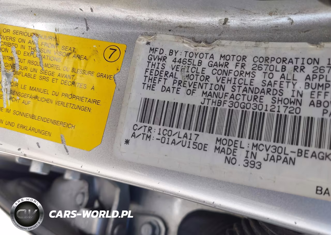 2003 Lexus Es 300 VIN:JTHBF30G030121720 - 9