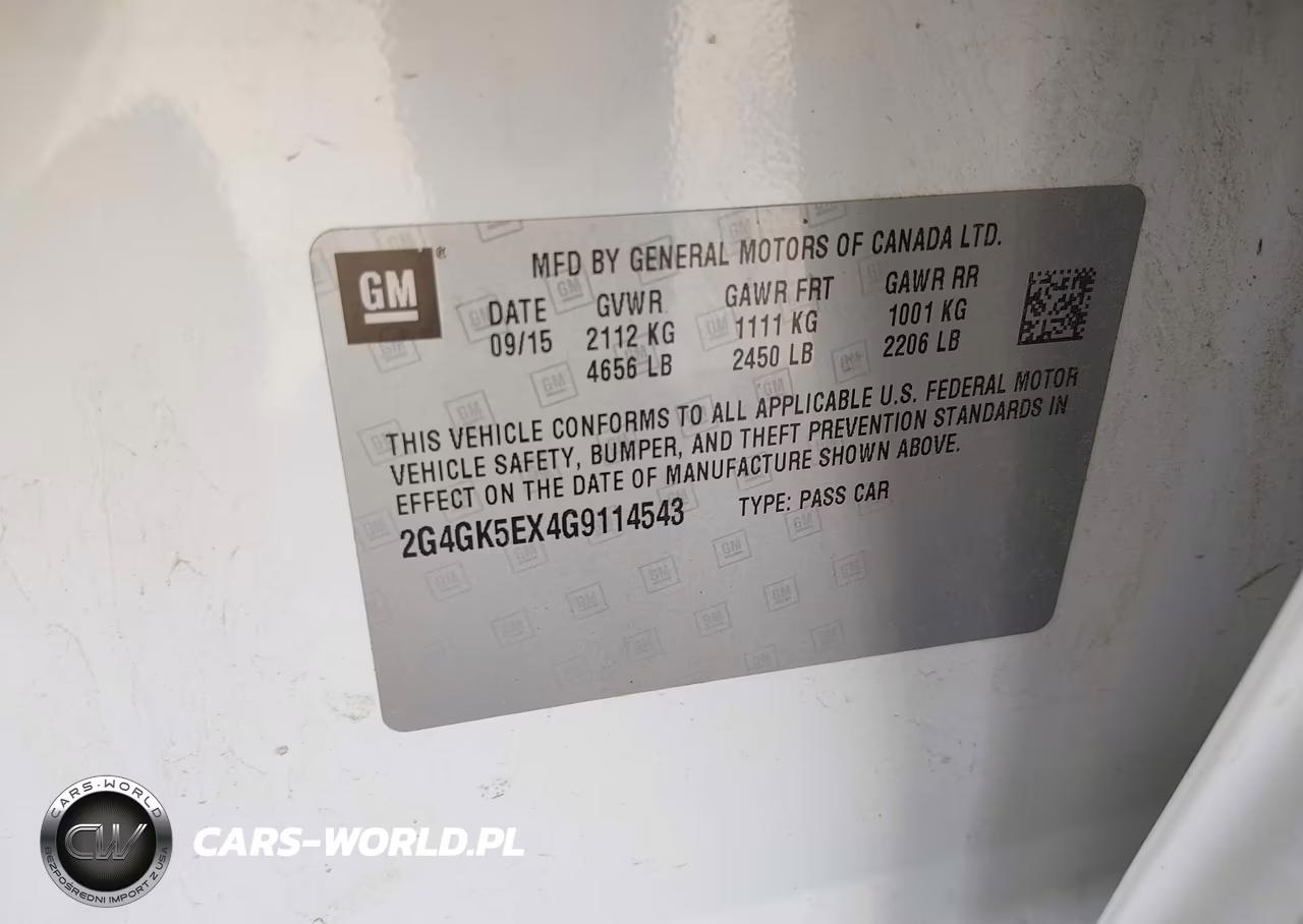 2016 Buick Regal Turbo VIN:2G4GK5EX4G9114543 - 9