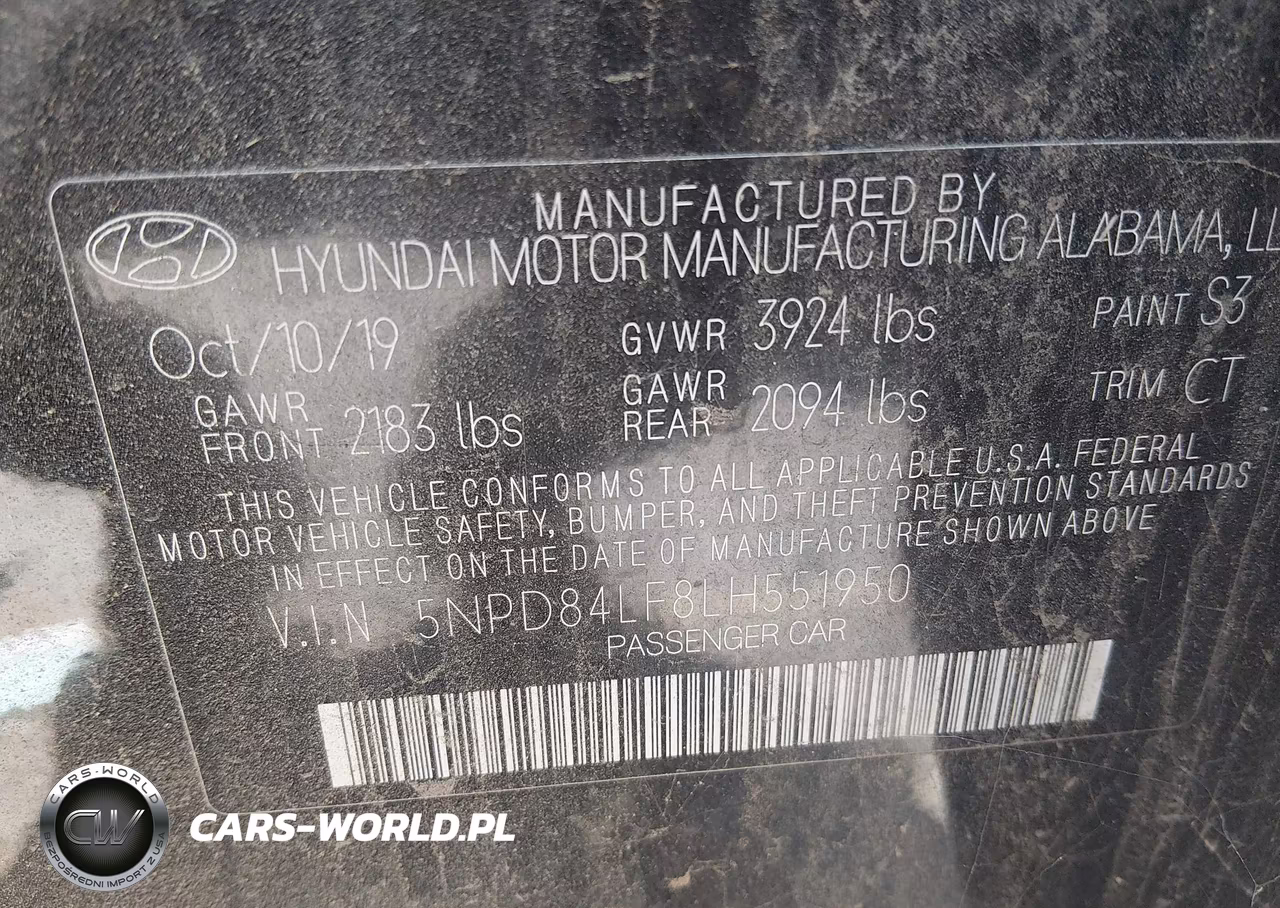 2020 Hyundai Elantra Sel VIN:5NPD84LF8LH551950 - 9