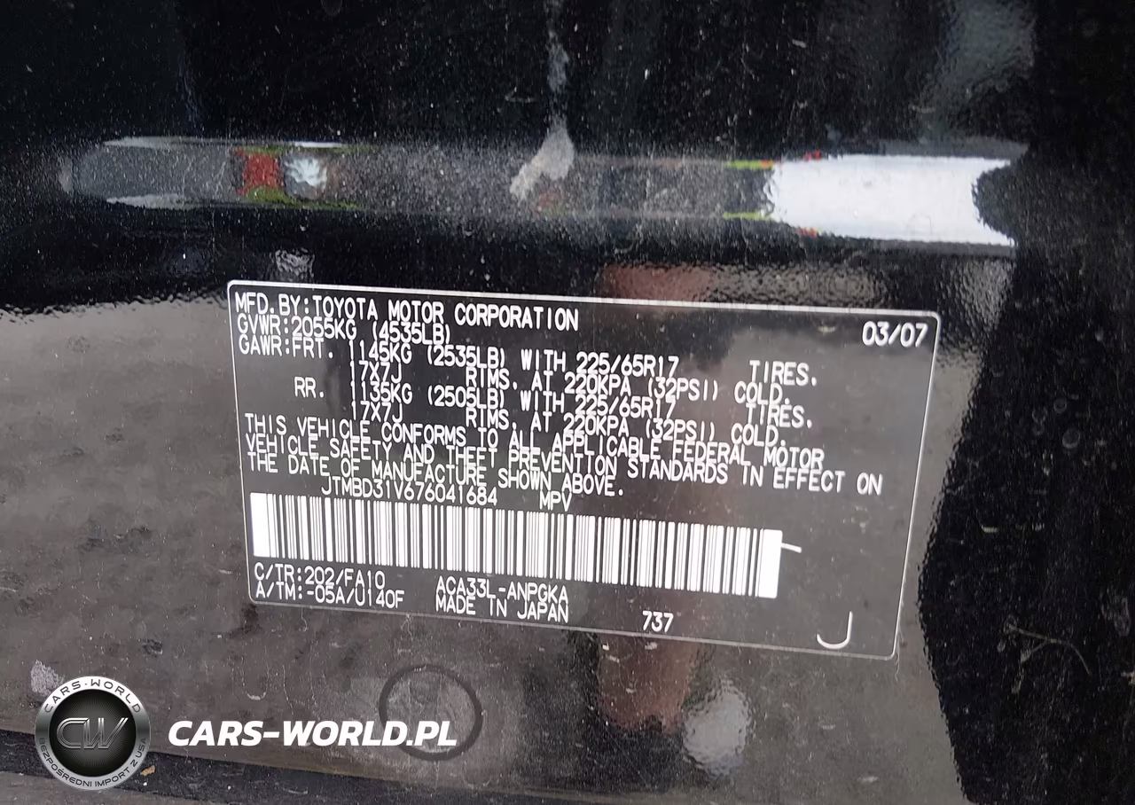 2007 Toyota Rav4 Limited VIN:JTMBD31V676041684 - 9