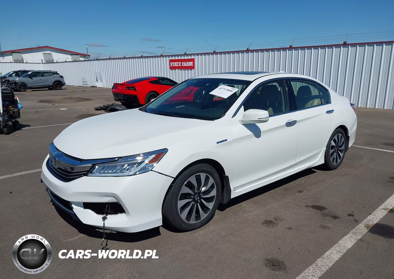 2017 Honda Accord Hybrid Touring VIN:JHMCR6F75HC020506 - 2