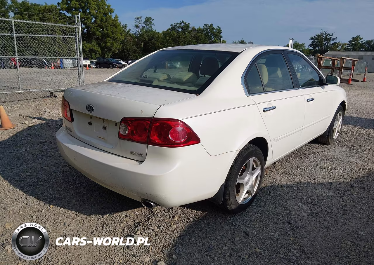 2007 Kia Optima Ex V6 VIN:KNAGE124875140202 - 4