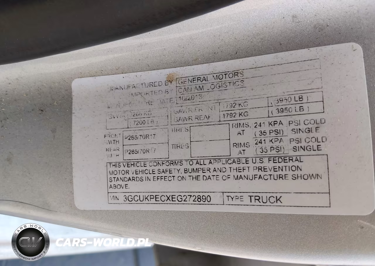 2014 Chevrolet Silverado 1500 Work Truck VIN:3GCUKPECXEG272890 - 9