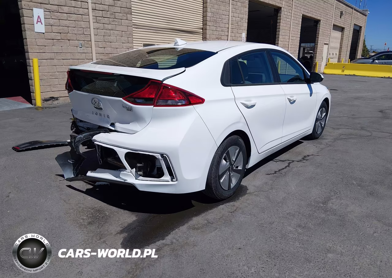 2021 Hyundai Ioniq Hybrid Blue VIN:KMHC65LC6MU249217 - 4