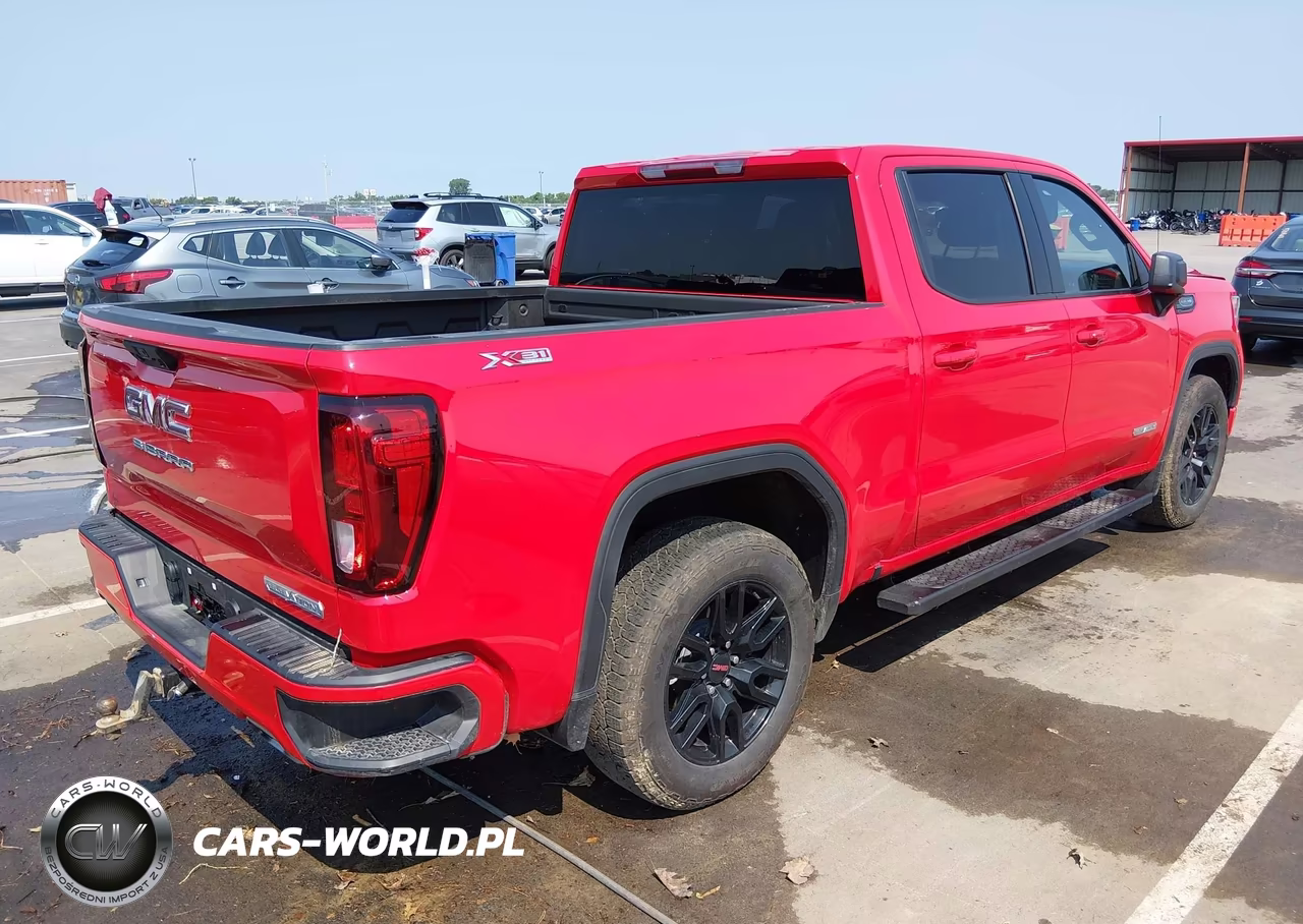 2025 GMC Sierra 1500 4Wd Short Box Elevation With 3Sb VIN:1GTUUCED6SZ212421 - 4