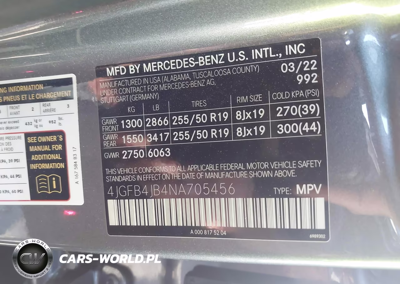 2022 Mercedes-Benz Gle 350 VIN:4JGFB4JB4NA705456 - 9