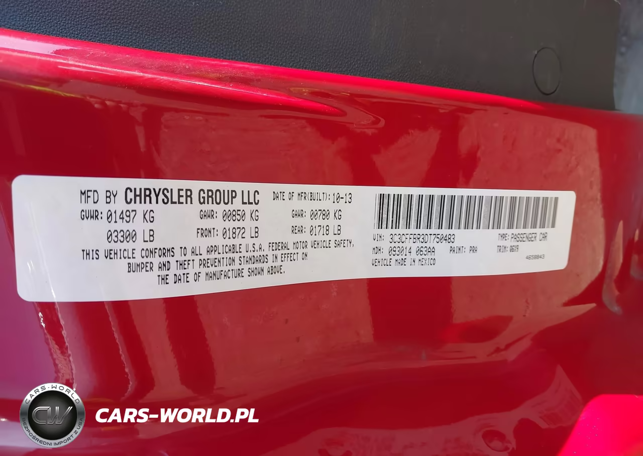 2013 Fiat 500 Sport VIN:3C3CFFBR3DT750483 - 9