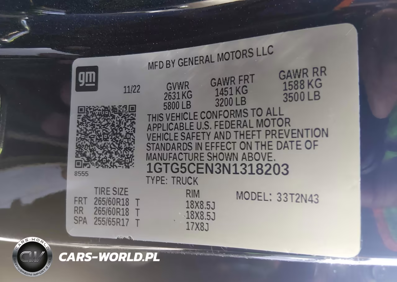 2022 GMC Canyon 2Wd Short Box Elevation VIN:1GTG5CEN3N1318203 - 9