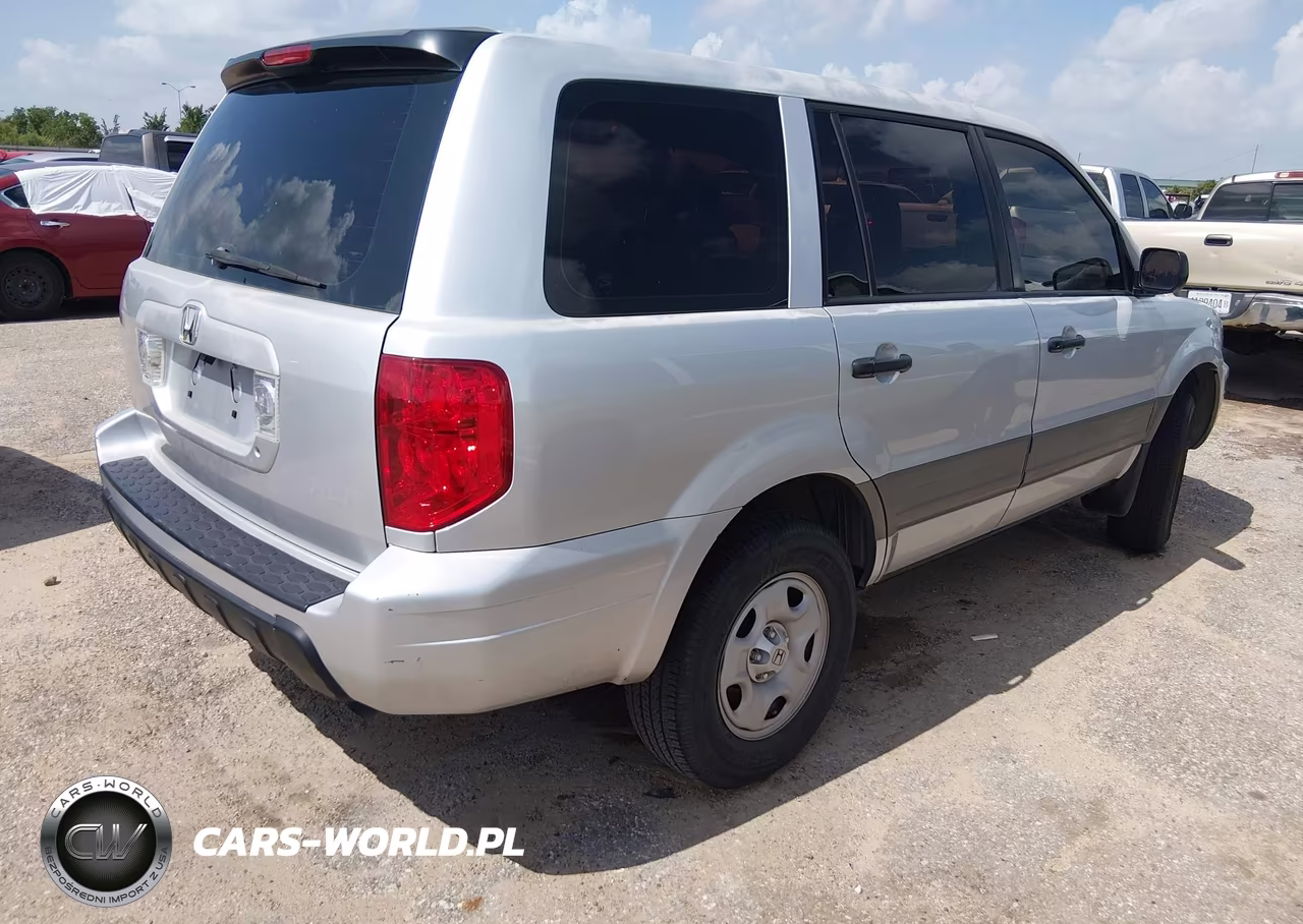 2005 Honda Pilot Lx VIN:2HKYF18105H551916 - 4