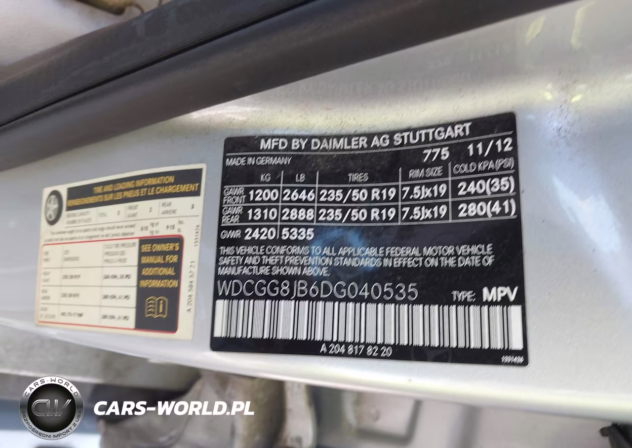2013 Mercedes-Benz Glk 350 4Matic VIN:WDCGG8JB6DG040535 - 9
