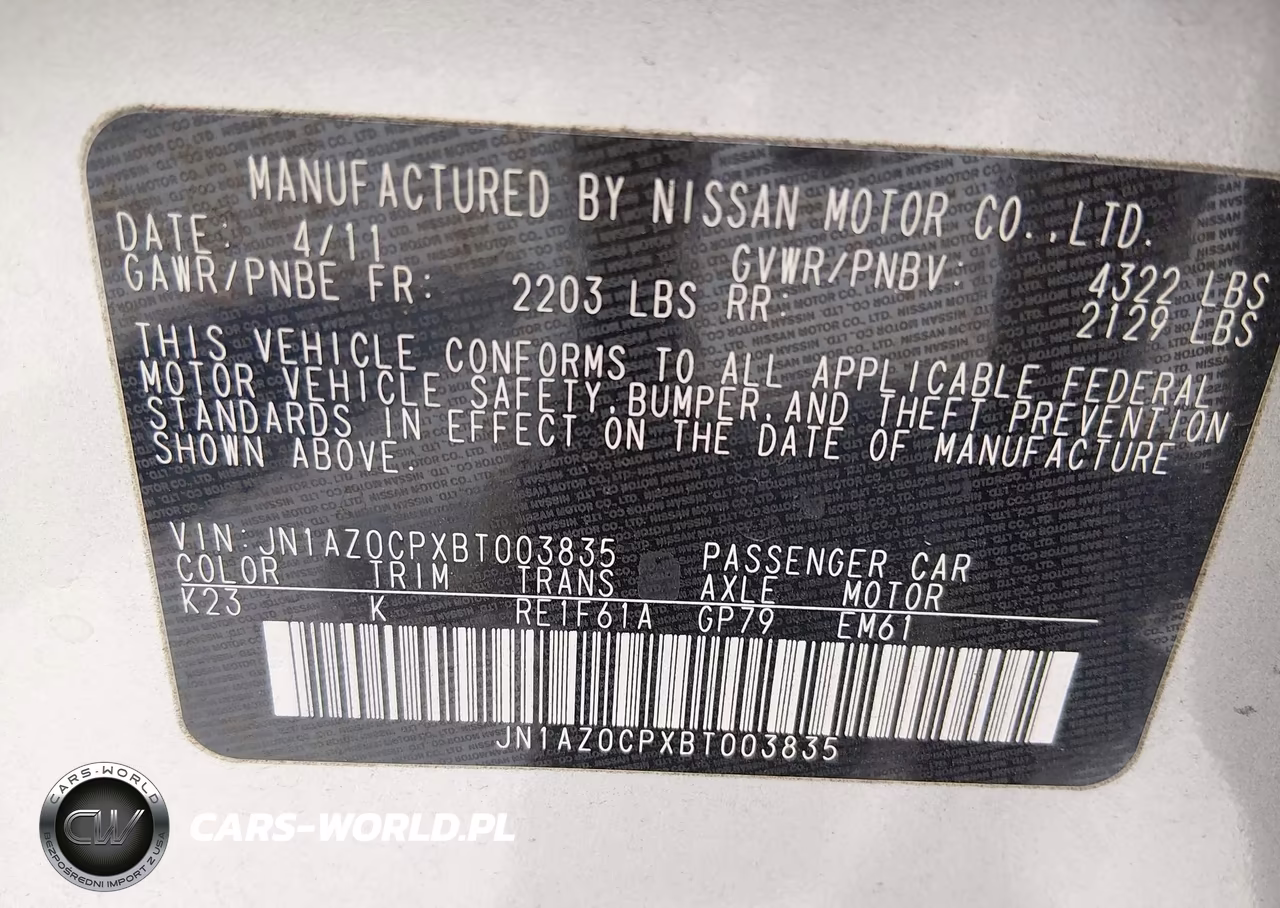 2011 Nissan Leaf Sl VIN:JN1AZ0CPXBT003835 - 9