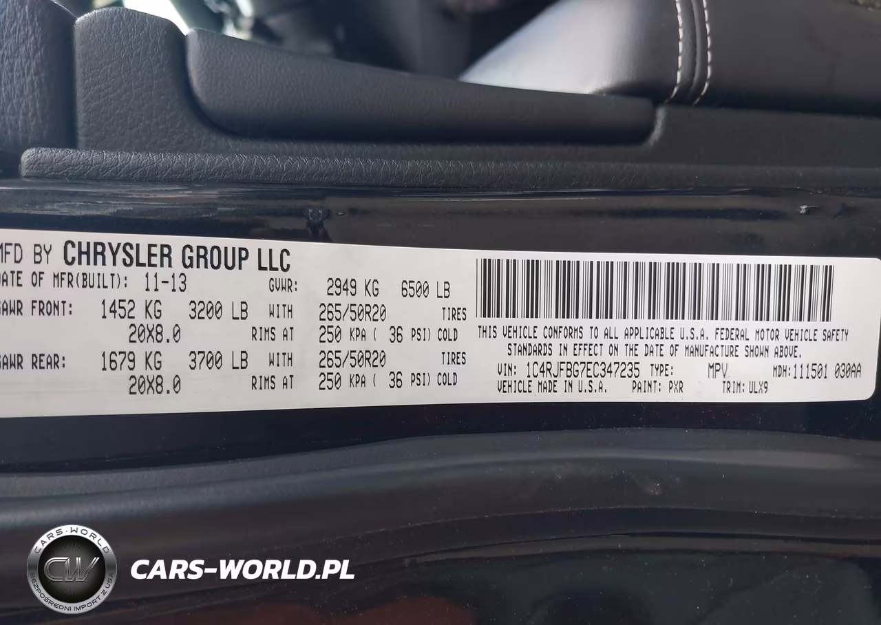 2014 Jeep Grand Cherokee Limited VIN:1C4RJFBG7EC347235 - 9