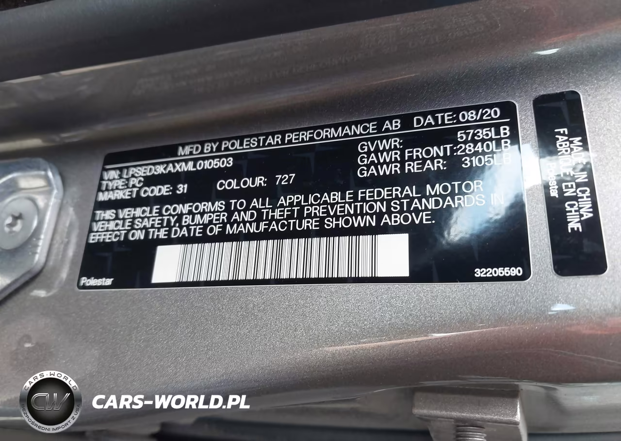 2021 Polestar 2 Launch Edition VIN:LPSED3KAXML010503 - 9