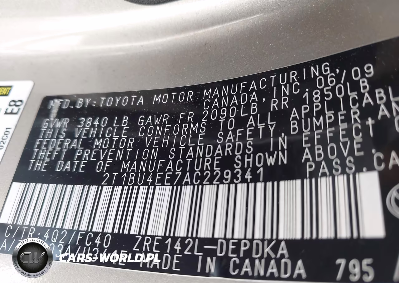 2010 Toyota Corolla Le VIN:2T1BU4EE7AC229341 - 9