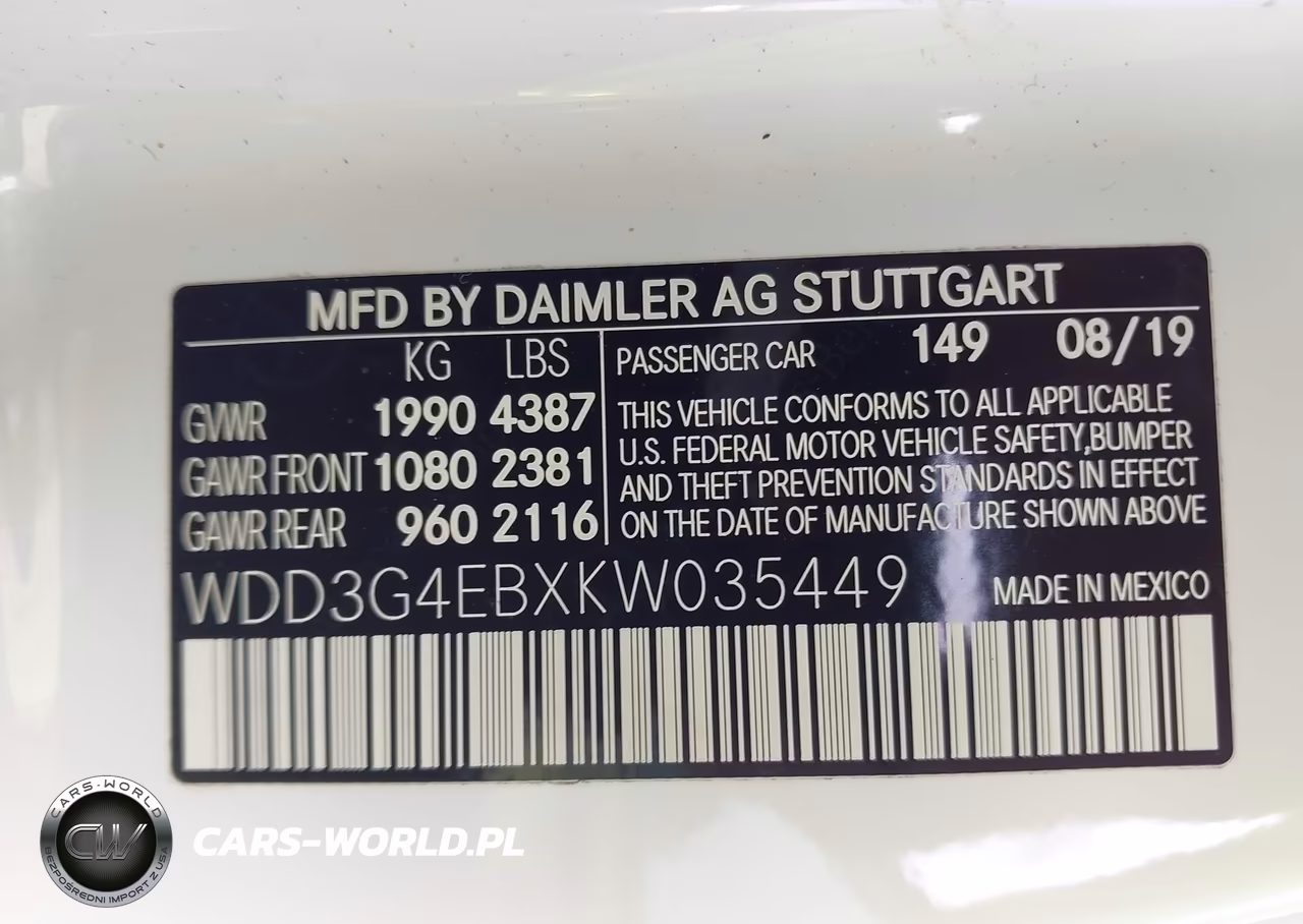 2019 Mercedes-Benz A 220 VIN:WDD3G4EBXKW035449 - 9