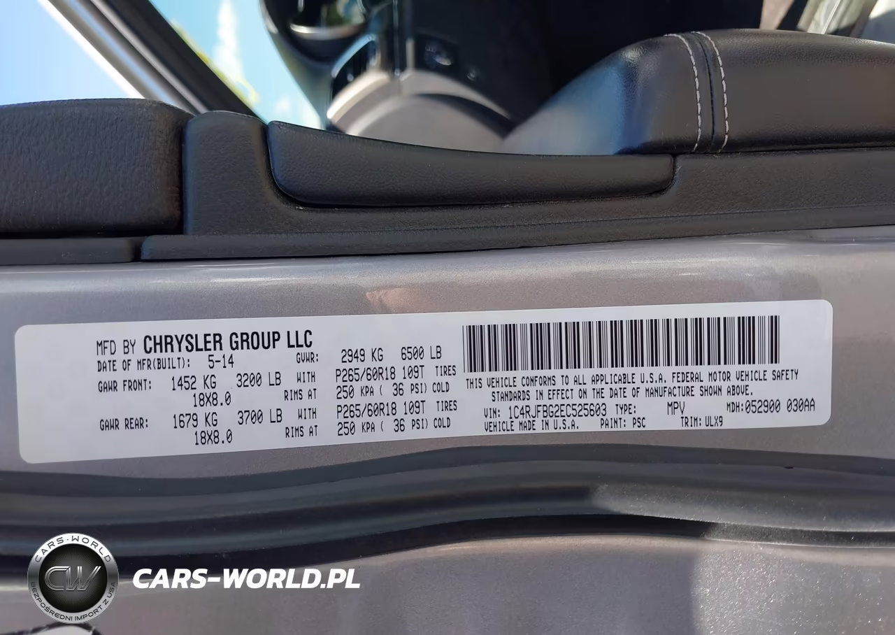 2014 Jeep Grand Cherokee Limited VIN:1C4RJFBG2EC525603 - 9