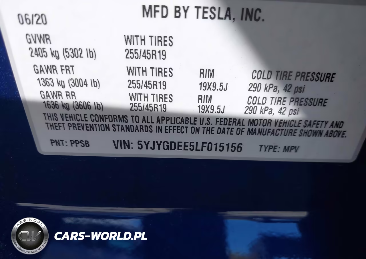 2020 Tesla Model Y Long Range Dual Motor All-Wheel Drive VIN:5YJYGDEE5LF015156 - 9