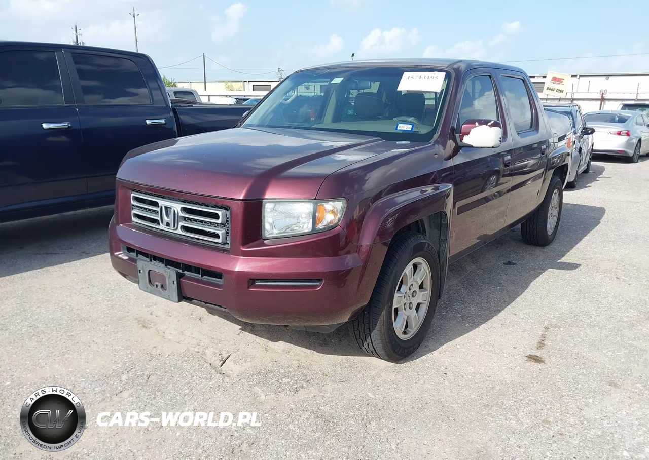 2008 Honda Ridgeline Rts VIN:2HJYK16408H502975 - 2
