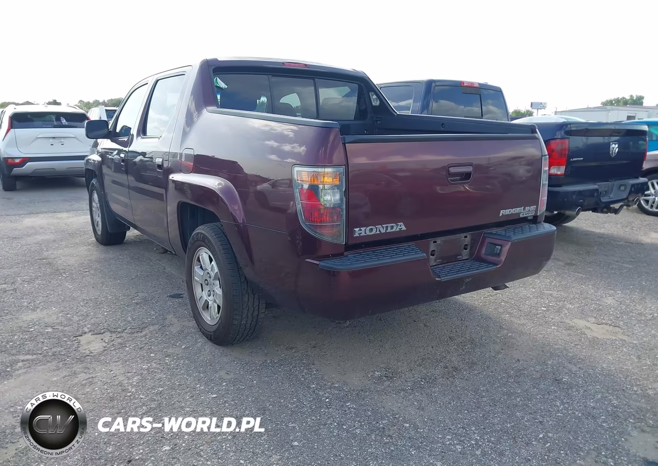 2008 Honda Ridgeline Rts VIN:2HJYK16408H502975 - 3