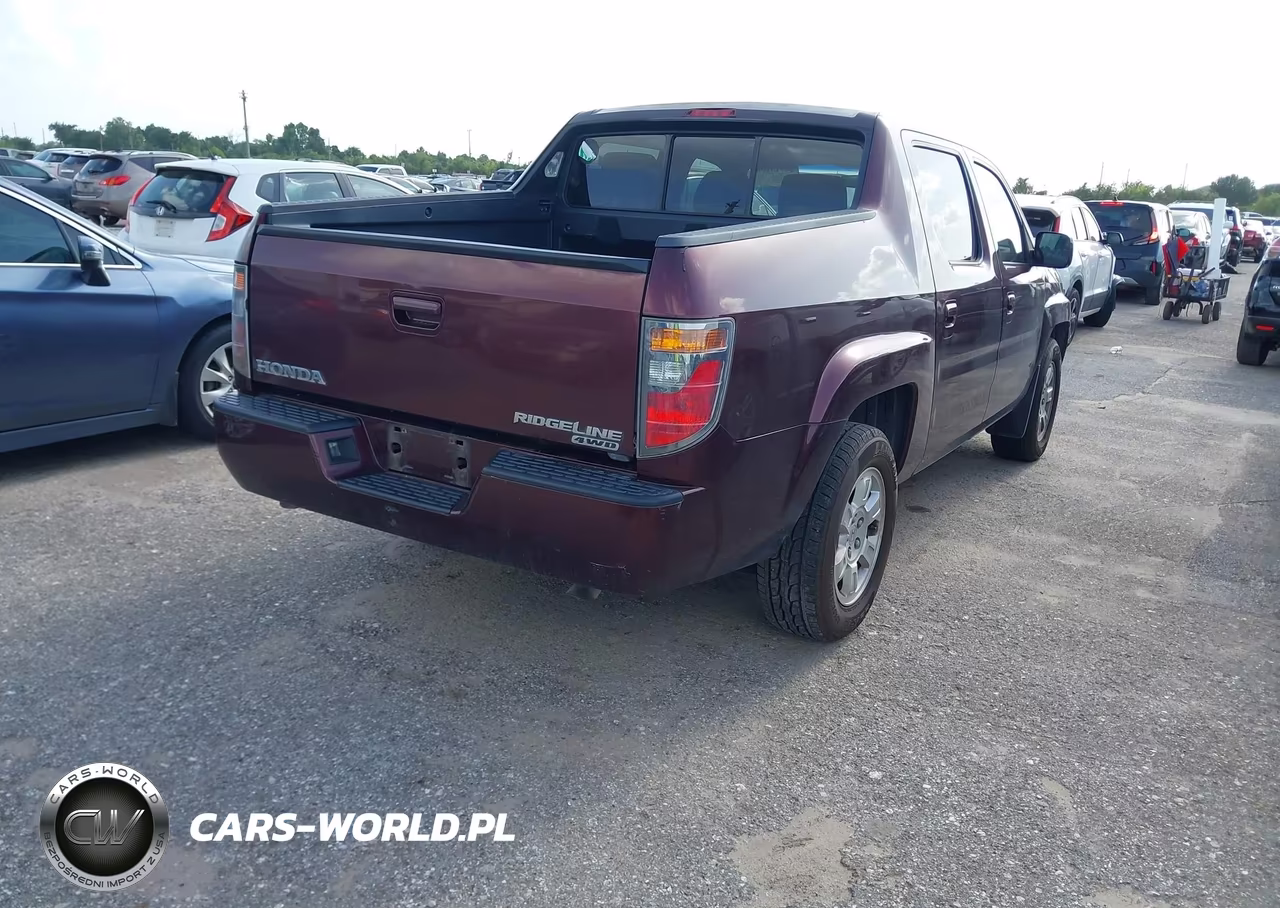 2008 Honda Ridgeline Rts VIN:2HJYK16408H502975 - 4